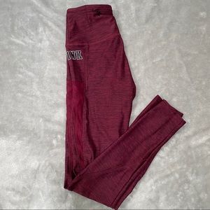 🍭 VS PINK High Waisted Strappy Mesh Leggings